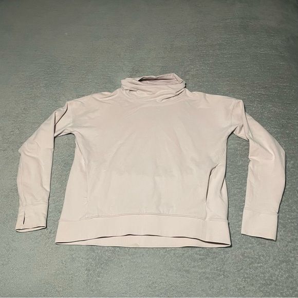 Lululemon go forward pullover size 12 porcelain pink - Picture 2 of 10